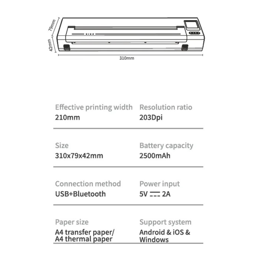 Termocopiadora LCD A4